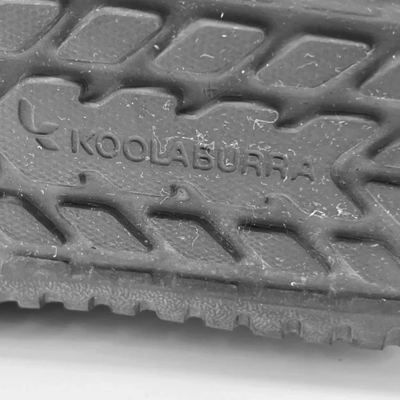 Koolaburra by UGG Black Leather Suede Calf Boots Y2K Faux Fur Lined Women Size 7 - Picture 7 of 14